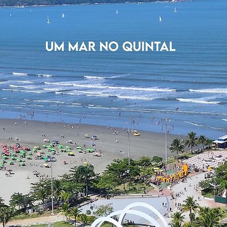 Apartamento Pe Na Areia Melhor Vista Mar De Santos Eksteriør bilde
