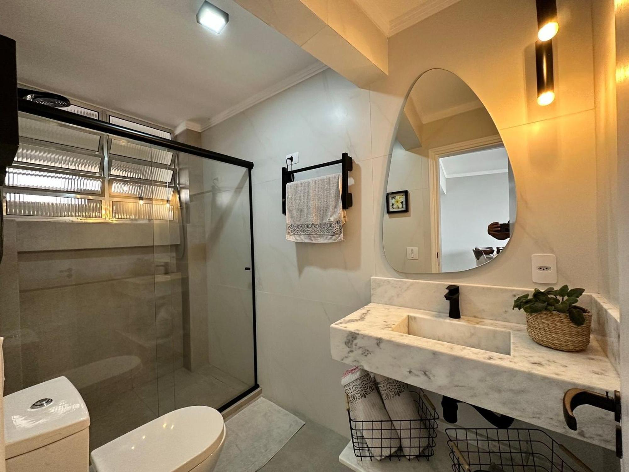 Apartamento Pe Na Areia Melhor Vista Mar De Santos Eksteriør bilde