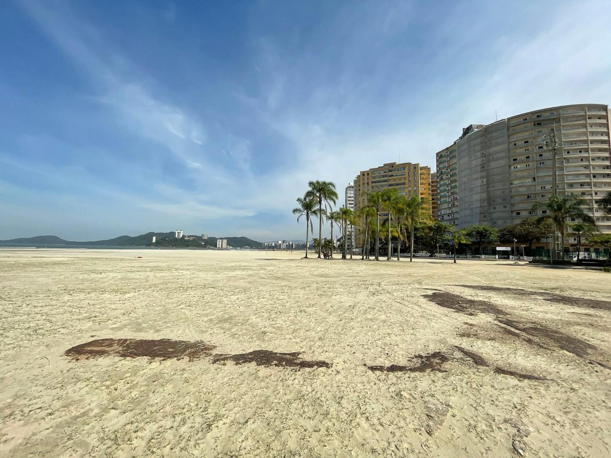 Apartamento Pe Na Areia Melhor Vista Mar De Santos Eksteriør bilde